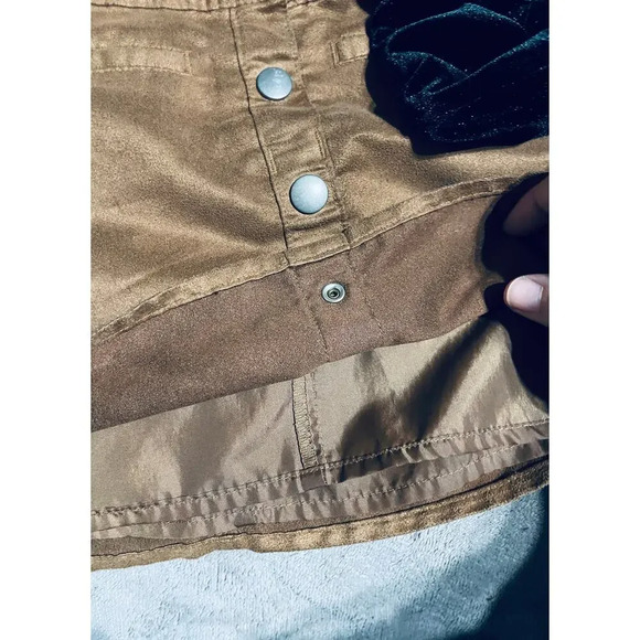 NWOT CP Bundle Tan Brown Skirt 2 Black Cardigans Cotton & Velvet Formal SZ 5-6 - Picture 9 of 9